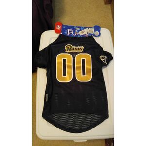 New Hunter Pet Gear St. Louis‎ Rams 00 Dog Jersey Sz L